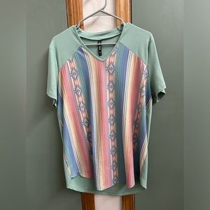 Crazy Train athletic shirt.
